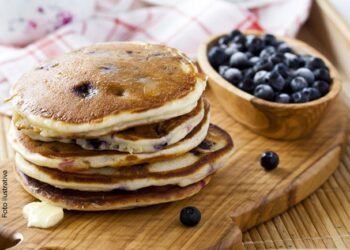 Hot cakes de harina de amaranto