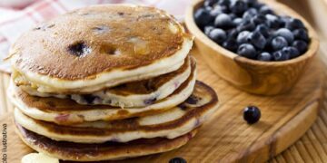 Hot cakes de harina de amaranto