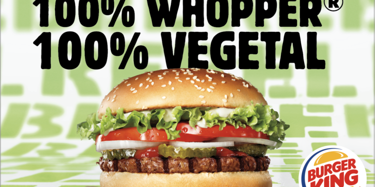 Burger King México venderá hamburguesas a base de plantas