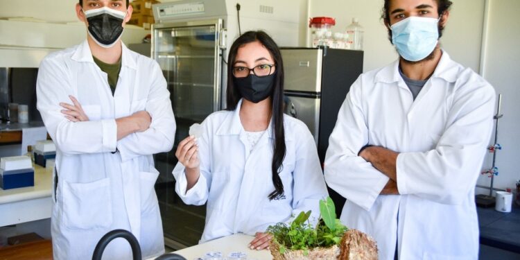 Estudiantes desarrollan productos biodegradables con residuos y hongos