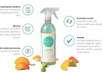 Investigadores peruanos crean desinfectante a base de frutas