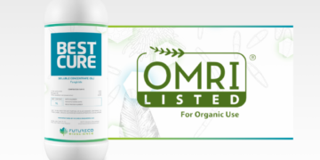 Bestcure, fungicida biológico de Futureco Bioscience, recibe el sello OMRI